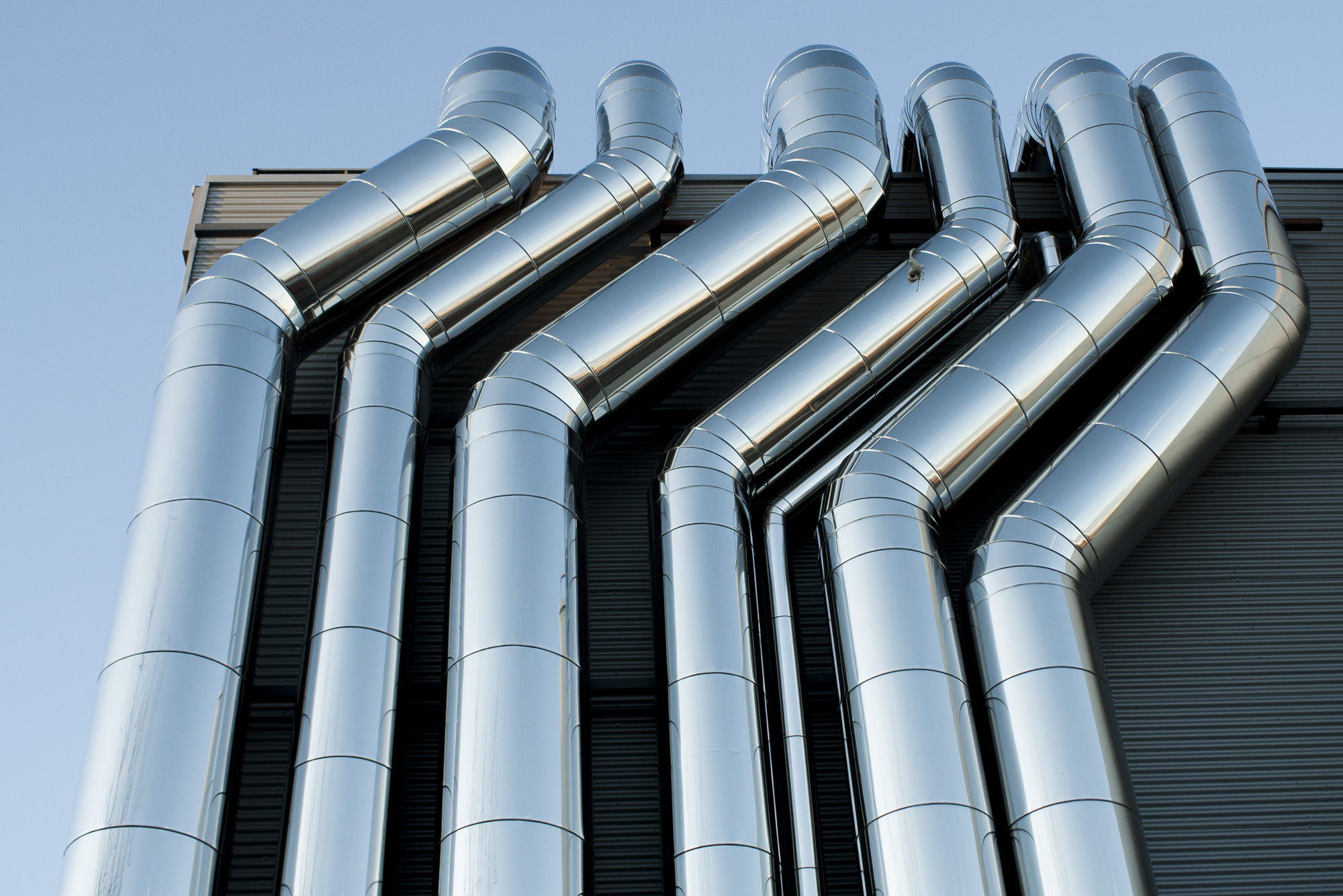 Air pipes HVAC ventilation